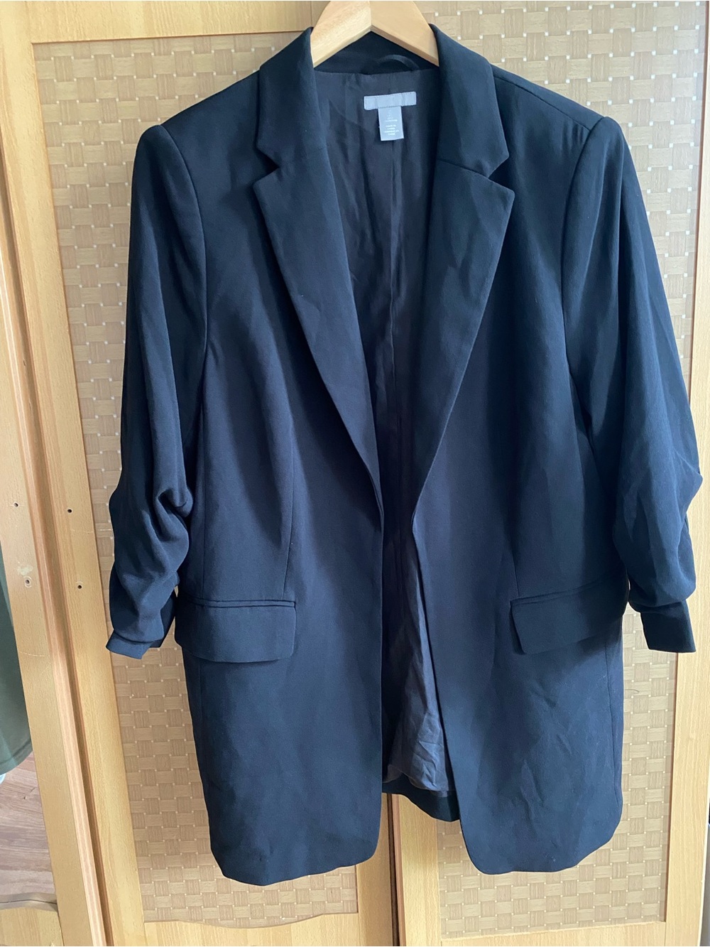 H&M Black Longline Women's Blazer